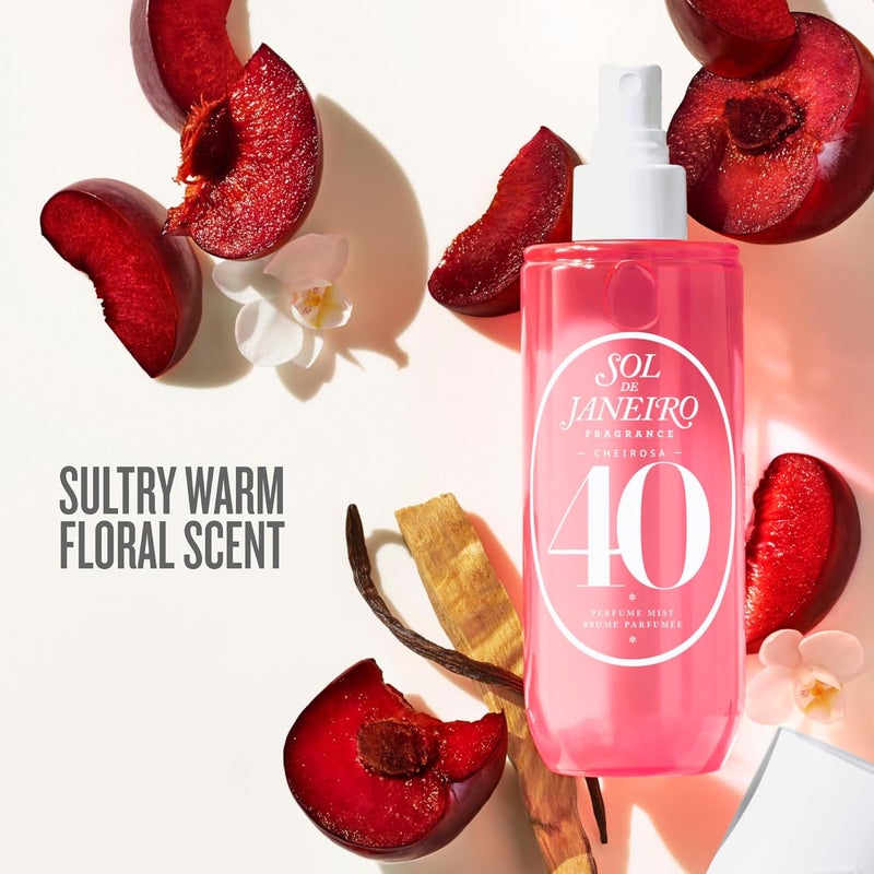 Sol de Janeiro رذاذ عطر الشعر والجسم سول دي جانيرو تشيروسا '40 90 مل/3.0 أونصة سائلة - Image 2